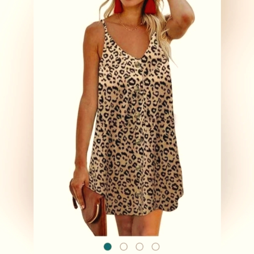 Leopard dress XL
